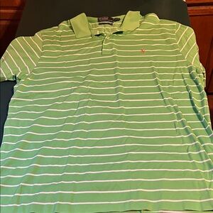 Polo by Ralph Lauren Mint Green Striped Polo Shirt